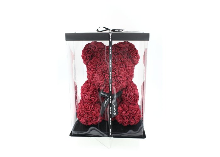 ΑΡΚΟΥΔΑΚΙ TEDDY BEAR  ΤΡΙΑΝΤΑΦΥΛΛΑ  39CMX28CMX28CM