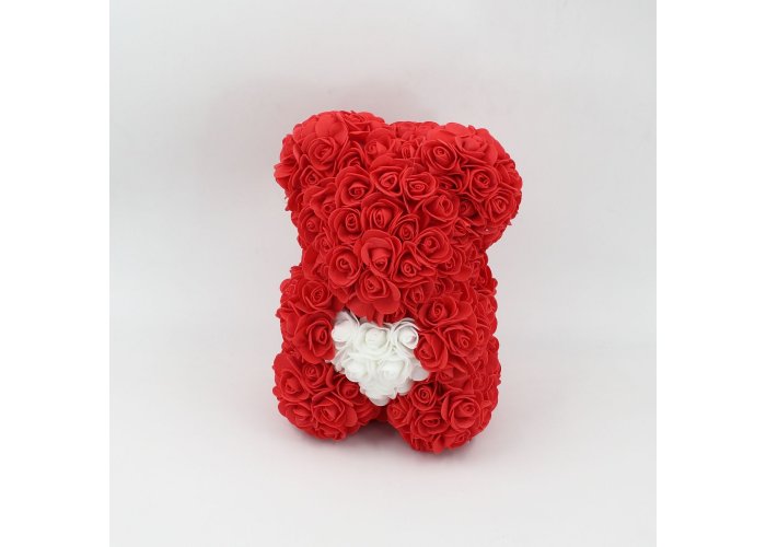 ΑΡΚΟΥΔΑΚΙ TEDDY BEAR  ΤΡΙΑΝΤΑΦΥΛΛΑ 28CMX18CMX18CM