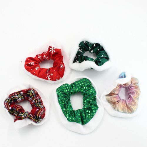 ΣΟΥΡΑ ΜΑΛΛΙΩΝ ΧΡΙΣΤΟΥΓΕΝΝΙΑΤΙΚΗ  scrunchies