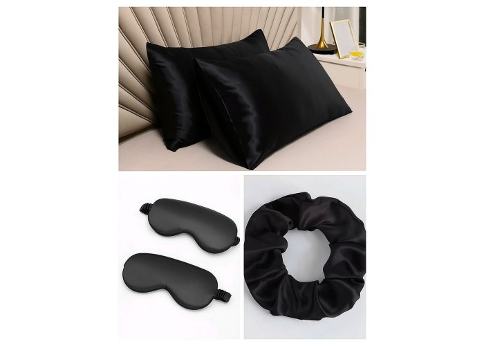 ΣΕΤ ΥΠΝΟΥ ΣΑΤΕΝ: ΜΑΣΚΑ ΜΑΞΙΛΑΡΟΘΗΚΗ SCRUNCHY