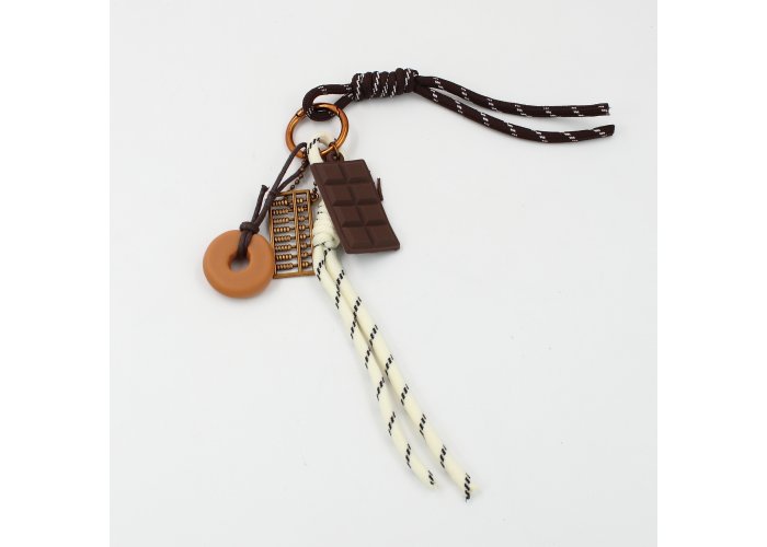 ΜΠΡΕΛΟΚ ΤΣΑΝΤΑΣ BAG CHARM ΣΟΚΟΛΑΤΑ