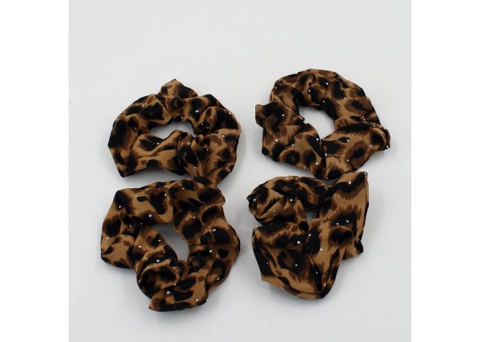 ΣΟΥΡΑ ΜΑΛΛΙΩΝ ANIMAL PRINT ΣΤΡΑΣ