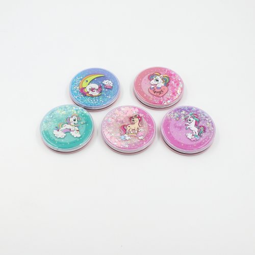 ΚΑΘΡΕΠΤΗΣ ΣΤΡΟΓΓΥΛΟΣ ΔΙΠΛΟΣ PONY  GLITTER 