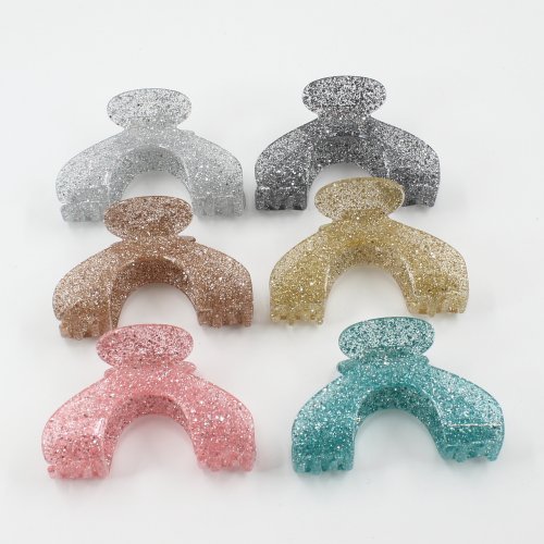 ΚΟΚΚΑΛΑΚΙ ΚΛΑΜΕΡ ΜΑΛΛΙΩΝ ΑΚΡΥΛΙΚΗ ΡΗΤΙΝΗ GLITTER  8CM