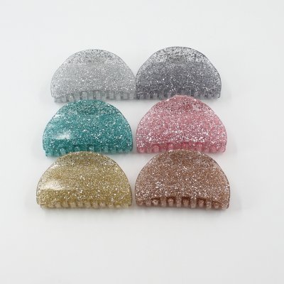 ΚΟΚΚΑΛΑΚΙ ΚΛΑΜΕΡ ΜΑΛΛΙΩΝ ΑΚΡΥΛΙΚΗ ΡΗΤΙΝΗ GLITTER  8CM
