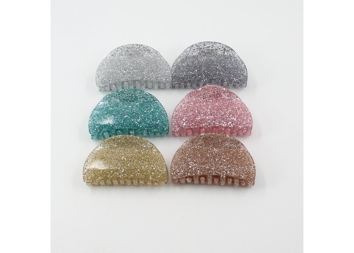 ΚΟΚΚΑΛΑΚΙ ΚΛΑΜΕΡ ΜΑΛΛΙΩΝ ΑΚΡΥΛΙΚΗ ΡΗΤΙΝΗ GLITTER  8CM