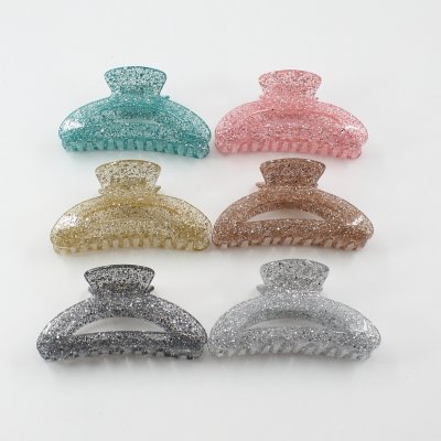 ΚΟΚΚΑΛΑΚΙ ΚΛΑΜΕΡ ΜΑΛΛΙΩΝ ΑΚΡΥΛΙΚΗ ΡΗΤΙΝΗ GLITTER  8CM