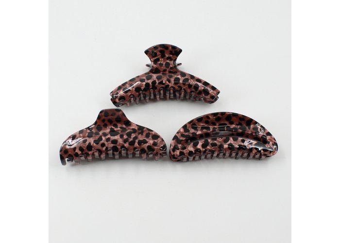 ΚΟΚΚΑΛΑΚΙ ΚΛΑΜΕΡ ΜΑΛΛΙΩΝ ΑΚΡΥΛΙΚΗ ΡΗΤΙΝΗ ANIMAL PRINT 10CM