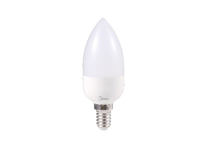 ΛΑΜΠΑ LED 5W E14 ΚΕΡΑΚΙ 400LUMENS ΛΕΥΚΟ ΨΥΧΡΟ 6500Κ Α+ MIDEA