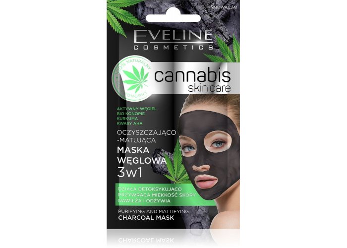 ΜΑΣΚΑ ΠΡΟΣΩΠΟΥ ME KANNABH EVELINE-REVERS 7ML