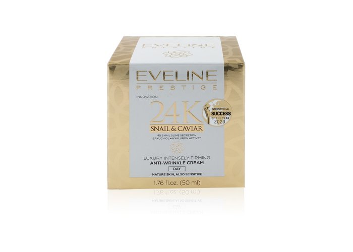 ΑΝΤΙΓΗΡΑΝΤΙΚΗ ΚΡΕΜΑ ΠΡΟΣΩΠΟΥ 24KSNAIL &CAVIAR 50ML EVELINE