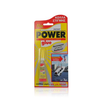 ΚΟΛΛΑ ΣΤΙΓΜΗΣ ΔΥΝΑΤΗ POWER GLUE 3gr