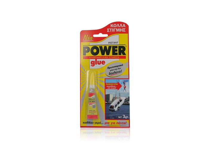 ΚΟΛΛΑ ΣΤΙΓΜΗΣ ΔΥΝΑΤΗ POWER GLUE 3gr