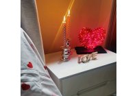ΚΑΡΔΙΑ ΜΕ ΦΩΣ LED 23*23cm